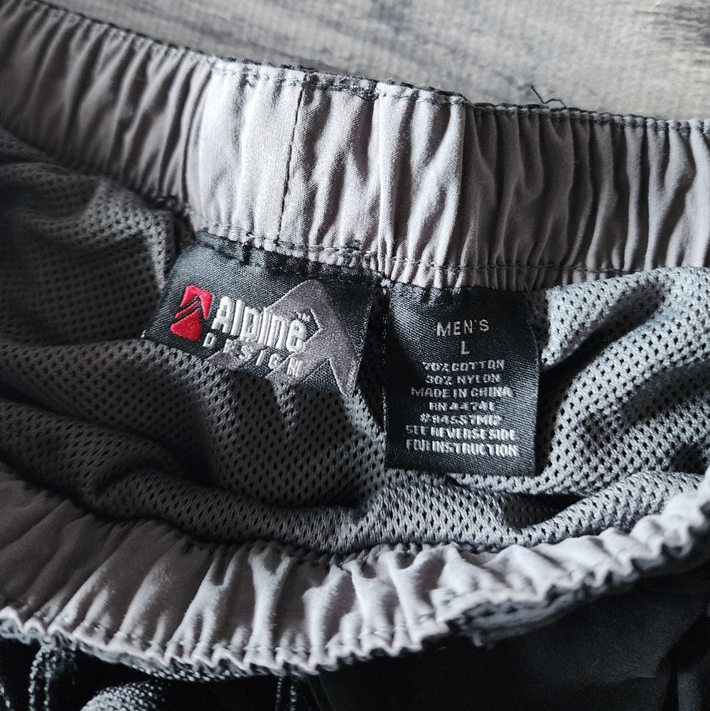 Alpine Designs slate grey/black swim shorts